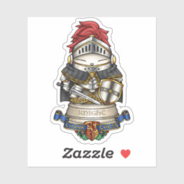 Royal Cat Chess Knight Piece Sticker