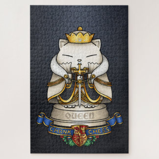 Royal Cat Chess Queen Piece Legpuzzel