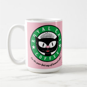 ROYAL CAT COFFEE Princess Cartoon Cat Koffiemok