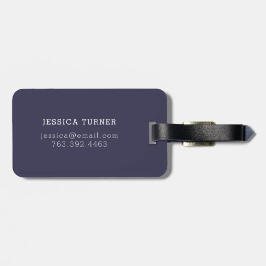 Royal Cat Funny Pun | Uw Meowjesty Bagagelabel (Achterkant horizontaal)