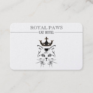 Royal Cat Hotel Logo Visitekaartje