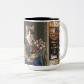 Royal Cat Princess Mug à café à deux tons (Devant droit)