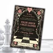 Royal Chess Wedding Uitnodiging