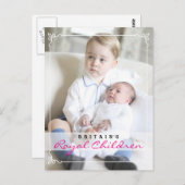 Royal Children - George & Charlotte Briefkaart (Voorkant / Achterkant)