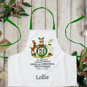 Royal Christmas Treat Baker Custom Kinder Schort