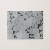 Royal Club Flush Poker Cards Pattern Legpuzzel (Horizontaal)