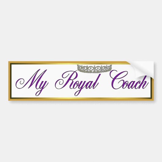 Royal Coach Bumpersticker (Voorkant)