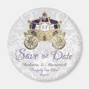 Royal Coach Save the Date Magnets Magneet