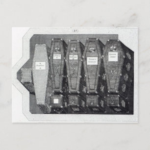 Royal Coffins in Westminster Abbey Briefkaart