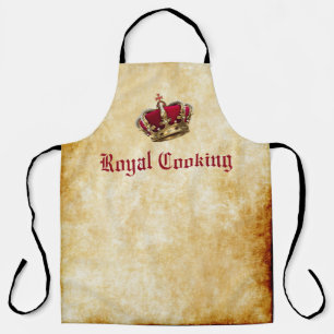 Royal Cooking All-Over Print Apron. Schort