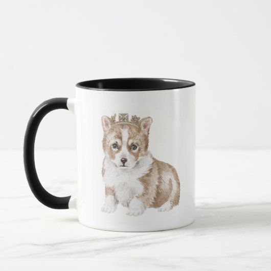 Royal Corgi Coffee Mok (Links)