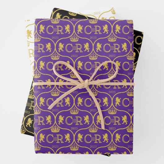 Royal Coronation 2023 Motif d'oignon papier (En situation)