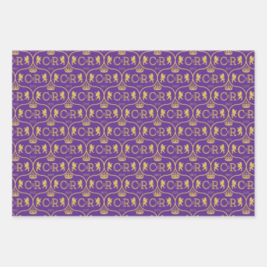 Royal Coronation 2023 Motif d'oignon papier (Devant)