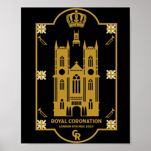 Royal Coronation Westminster Abbey Poster (Voorkant)