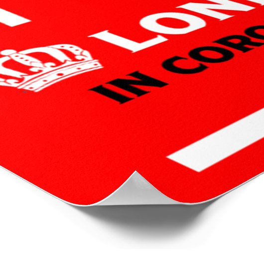 Royal Coronation Year 2023 Londen Poster (Hoek)