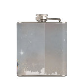 Royal Cow Dreaming on Cheese Throne Heupfles (Achterkant)