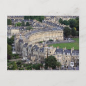 Royal Crescent Bath, Angleterre Carte postale (Devant)