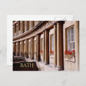 Royal Crescent, Bath Travel Briefkaart (Voorkant / Achterkant)