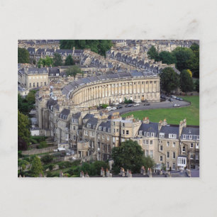 Royal Crescent Bath, Verenigd Koninkrijk Briefkaar Briefkaart