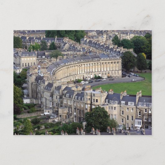 Royal Crescent Bath, Verenigd Koninkrijk Briefkaar Briefkaart (Voorkant)