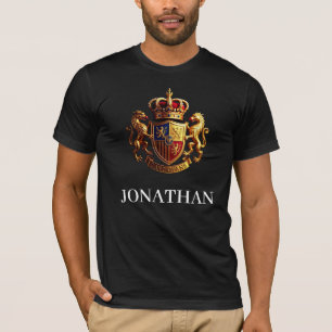 Royal Crest Gold – Majestueuze status met identite T-shirt