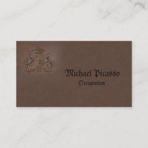 Royal Crest ~ Visitekaartje Regal Bronzen Logo
