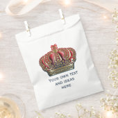 Royal Cross Crown - Gold Blue Red Bedankzakje (Geknipt)