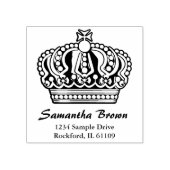 Royal Cross Crown - Gold Blue Red Rubberstempel (Afrduk)