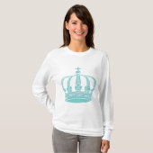 Royal Crown 02 - Light Blue Green T-shirt (Voorkant volledig)