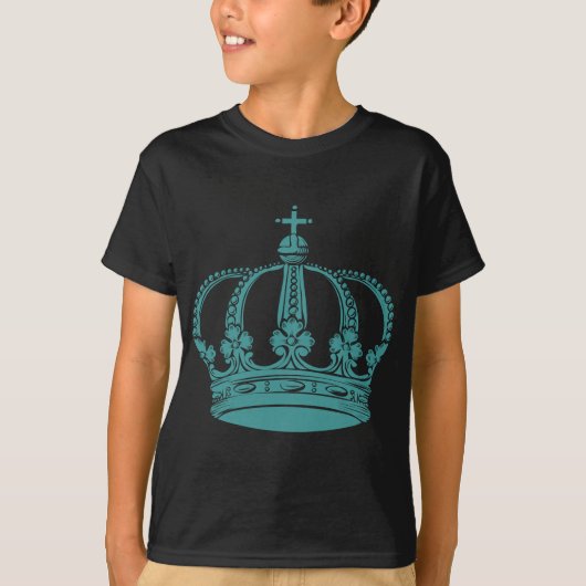 Royal Crown 02 - Ocean Green T-shirt (Voorkant)