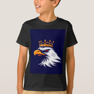 Royal Crown Eagle Boys Graphic T-Shirt