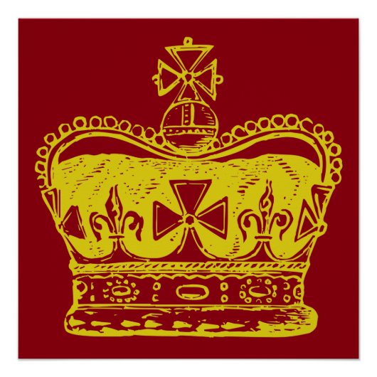 Royal Crown Graphic Perfect Poster (Voorkant)