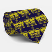 Royal Crown Graphic Stropdas (Opgerold)