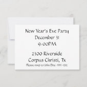 Royal Crown Jeweled Invite Kaart (Achterkant)