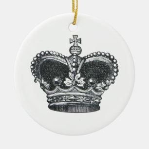 Royal Crown Keramisch Ornament