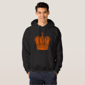 Royal Crown - Oranje Hoodie (Voorkant volledig)