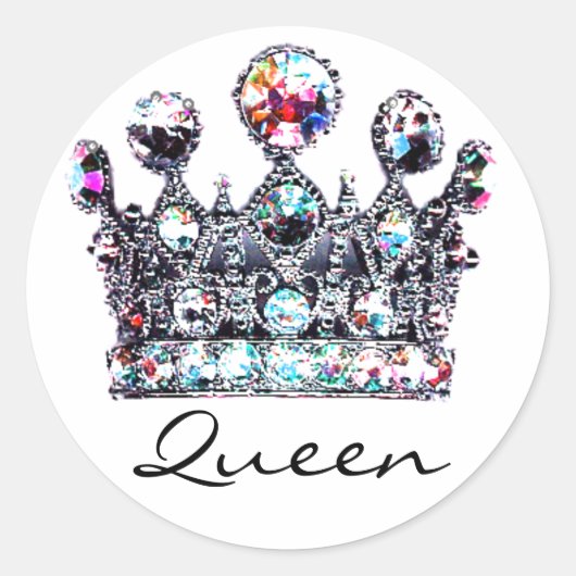 Royal Crown Queen stickers (Voorkant)