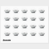Royal Crown Ronde Sticker (Vel)