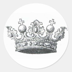 Royal Crown Ronde Sticker