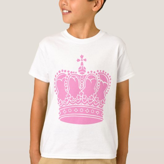 Royal Crown - Roze T-shirt (Voorkant)