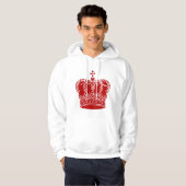 Royal Crown - Ruby Red Hoodie (Voorkant volledig)