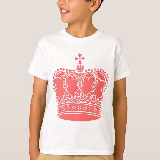 Royal Crown - Tropisch Roze T-shirt (Voorkant)