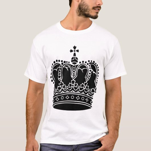 Royal Crown - zwart T-shirt (Voorkant)