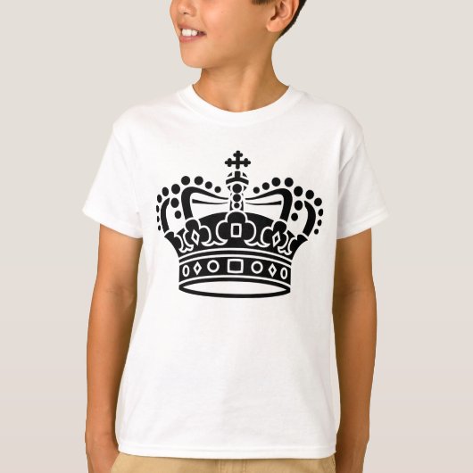Royal Crown - zwart T-shirt (Voorkant)