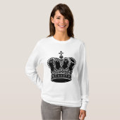 Royal Crown - zwart T-shirt (Voorkant volledig)