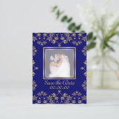 Royal Damask bewaart de Briefkaarten van de Datum  (Staand voorkant)