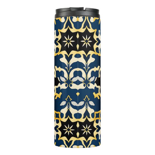 Royal Damask Star Pattern Tumbler Thermosbeker (Achterkant)