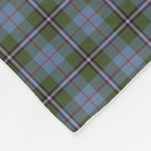 Royal Deside Scotland District Tartan Fleece Deken (Hoek)