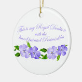 Royal Doulton Periwinkles Keramisch Ornament (Links)