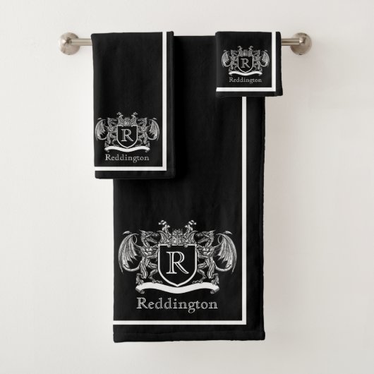 Royal Dragon Crest Bad Handdoek (Insitu)